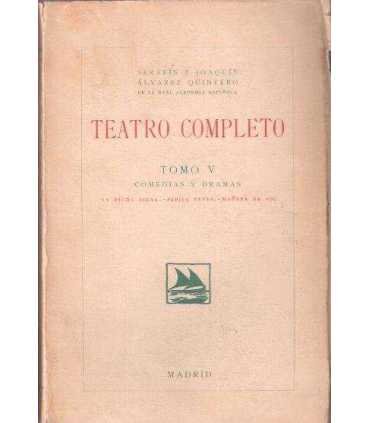 Teatro completo tomo V Comedias y Dramas