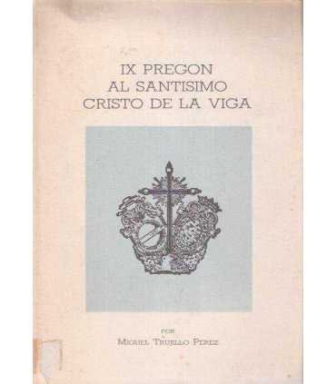 IX Pregón al Santísimo Cristo de la Viga