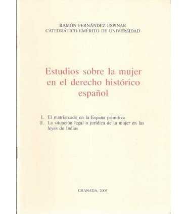 Estudios sobre la mujer en el derecho histórico es