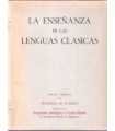 La enseñanza de las lenguas clásicas