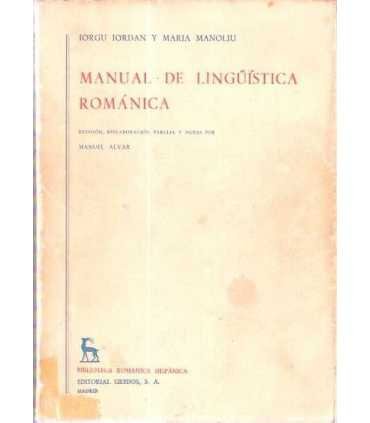 Manual de Lingüística románica Tomo I
