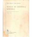 Manual de Lingüística románica Tomo I