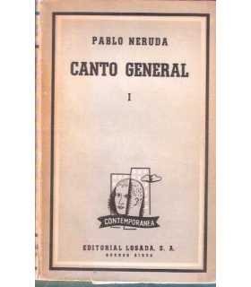 Canto general. Tomo I