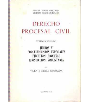 Derecho Procesal Civil. Volumen Segundo