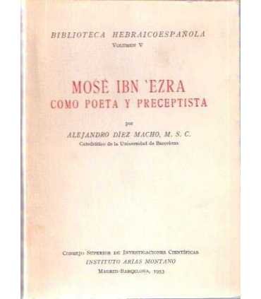 Mosé Ibn Êzra como poeta y preceptista