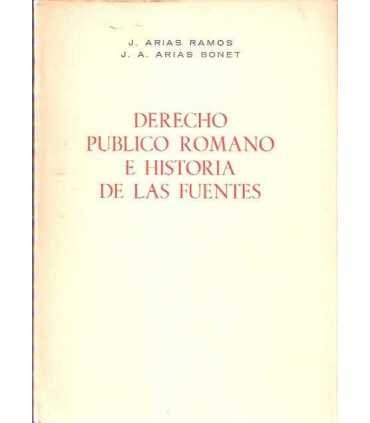 Derecho público romano e historia de las fuentes