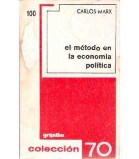 El método en economía politica