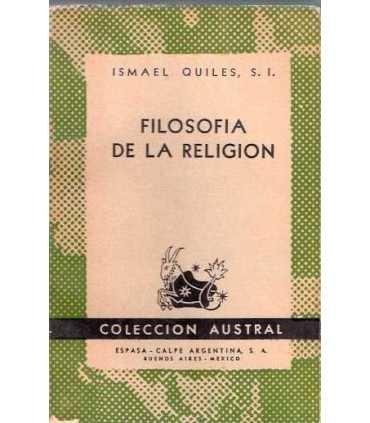 Filosofía de la Religión