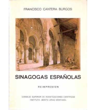 Sinagogas españolas, Con especial estudio de la de