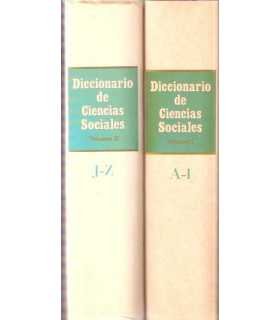 Diccionario de Ciencias Sociales tomos I y II.
