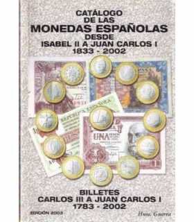Catálogo de las monedas españolas desde Isabel II