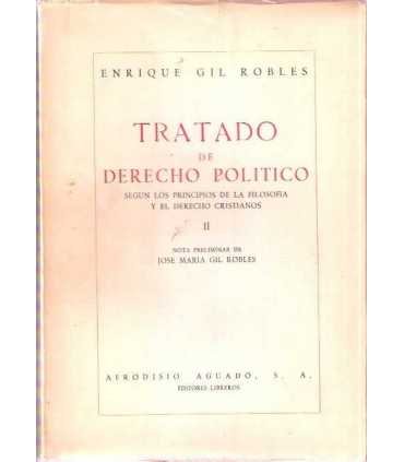 Tratado de Derecho Político, tomo II.