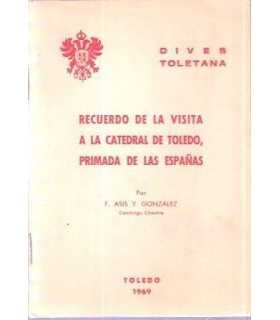 Recuerdo de la visita a la catedral de Toledo, pri