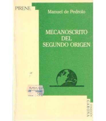 Mecanoscrito del segundo origen