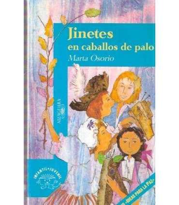 Jinetes en caballos de palo