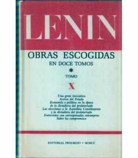 Obras escogidas en 12 tomos. Tomo X junio de 1919-