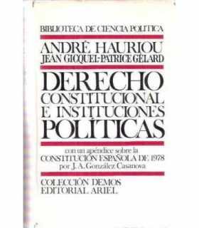 Derecho Constitucional e Instituciones Políticas