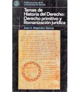 Temas de Historia del Derecho: Derecho primitivo y