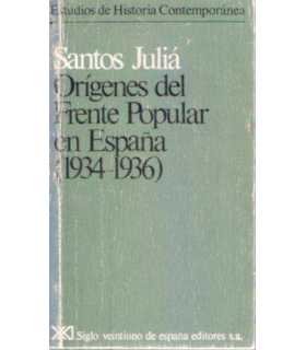Orígenes del frente popular en España (1934-1936)