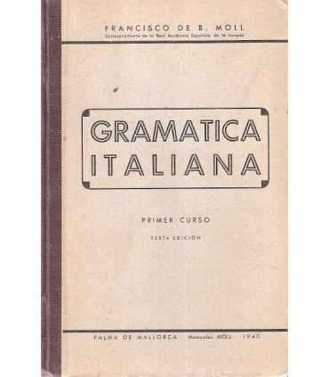 Gramática italiana. Primer curso