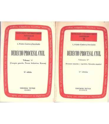 Derecho Procesal Civil. Volumen 1º (Conceptos Gene