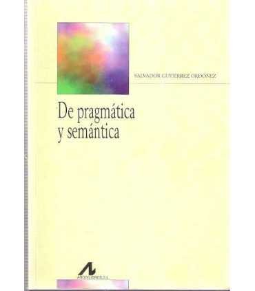 De pragmática y semántica