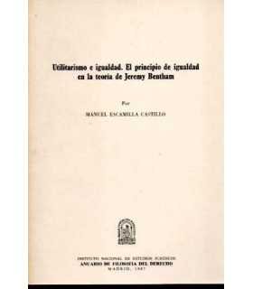 Utilitarismo e Igualdad. El Principio de Igualdad