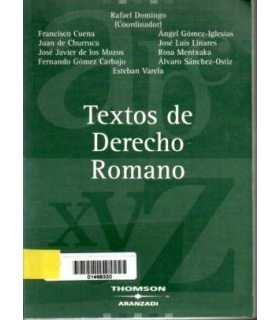 Textos de Derecho Romano