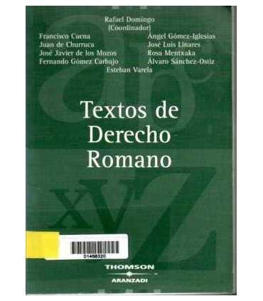 Textos de Derecho Romano