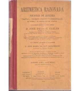 Aritmética razonada y Nociones de Álgebra