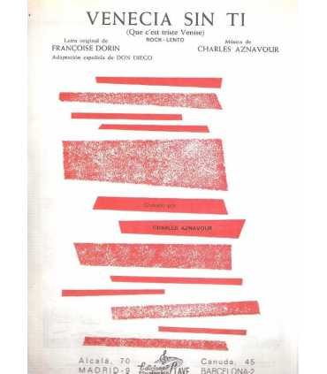 Venecia sin ti (Que c’est triste Venise). Rock-Len