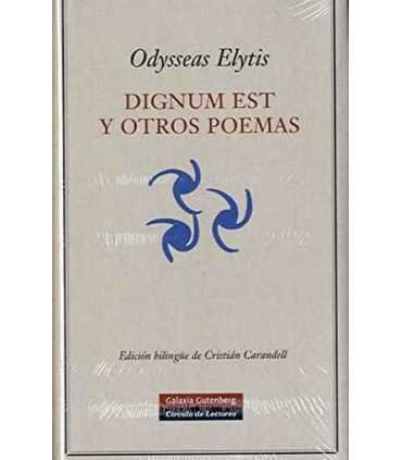 Dignum est y otros poemas