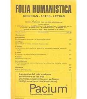 Folia Humanística. Tomo VII, Nº 76, Abril