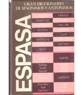 Gran diccionario de Sinónimos y Antónimos