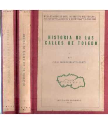 Historia de las calles de Toledo Tomo I-II