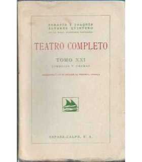 Teatro completo tomo XXI. Comedias y dramas.