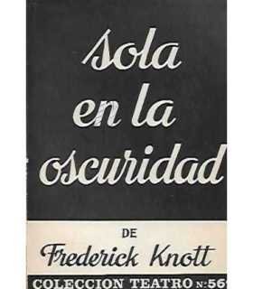 Sola en la oscuridad