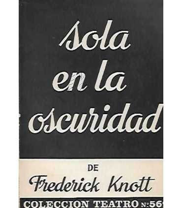 Sola en la oscuridad