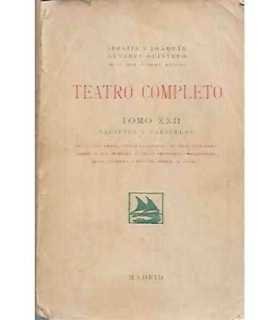 Teatro completo tomo XXII. Sainetes y zarzuelas