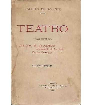 Teatro. Tomo segundo. La farándula. La comida de las fieras. Teatro feminista