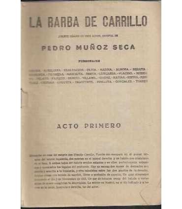 La barba de Carrillo