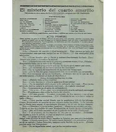El misterio del cuarto amarillo