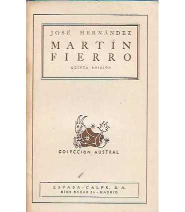 Martín Fierro