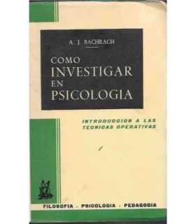 Cómo investigar en Psicología