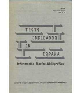 Tests empleados en España: información técnico bibliográfica