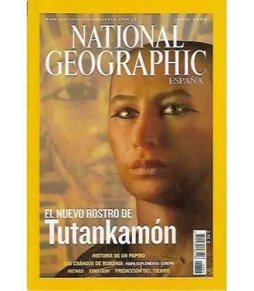 National Geographic, junio 2005. El nuevo rostro de Tutankamón