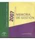 Memoria de gestión. 2007