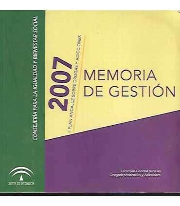 Memoria de gestión. 2007