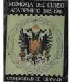 Memoria del curso académico 1985/1986
