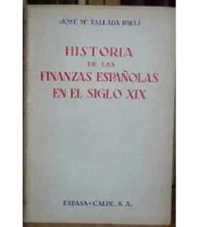 Historia de las finanzas españolas en el siglo XIX